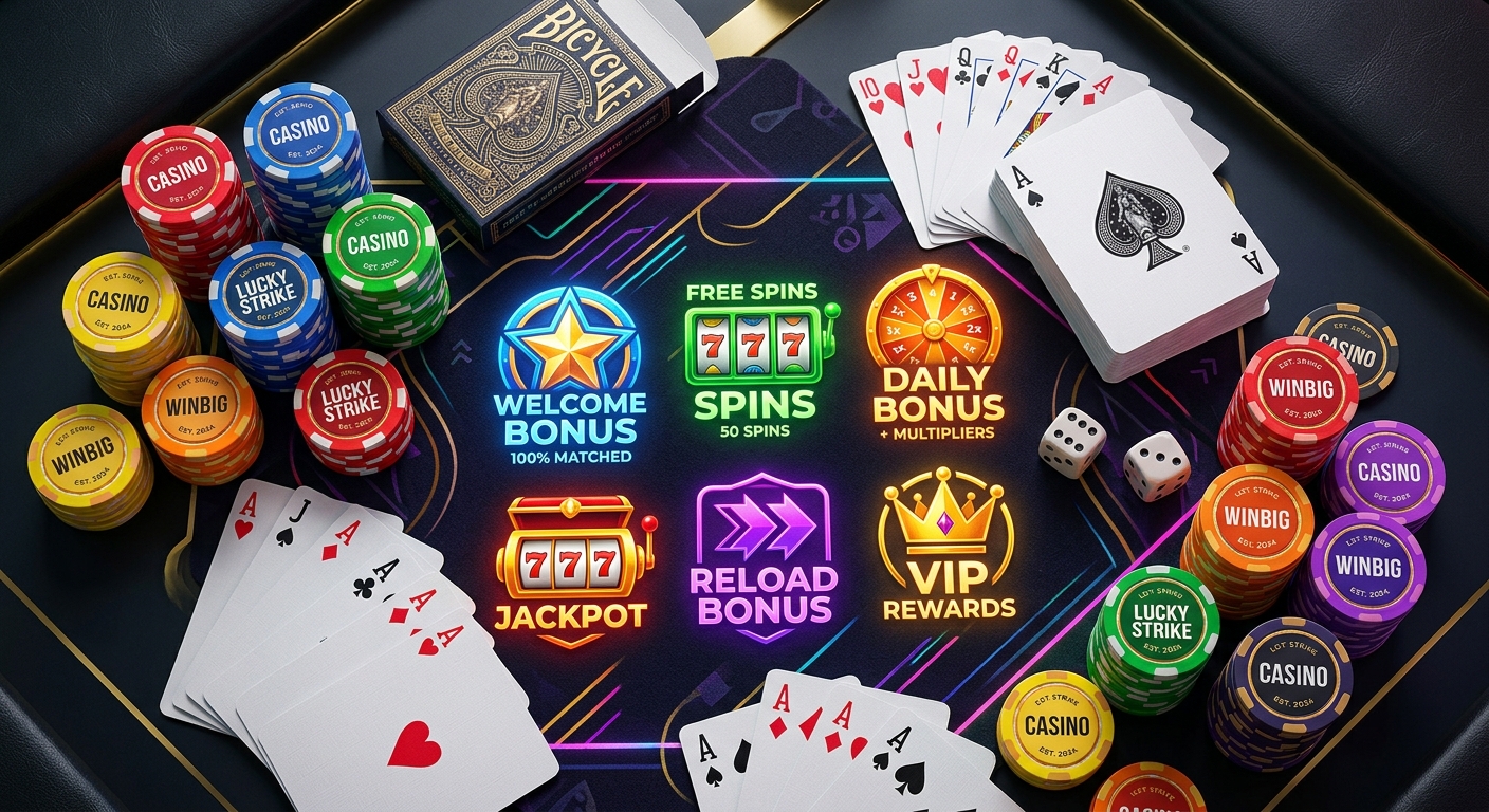 Soorten casino bonussen in 2026 - gratis speelgeld casino